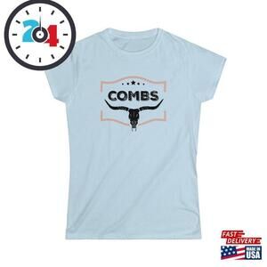 Womens Concert Tee Luke Combs  Tour Country Summer Guitar T-Shirt